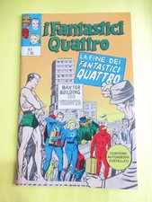 FANTASTICI QUATTRO # 6 CON ADESIVI EDIZIONE CORNO SUPER EROI 1971 GADGET MARVEL