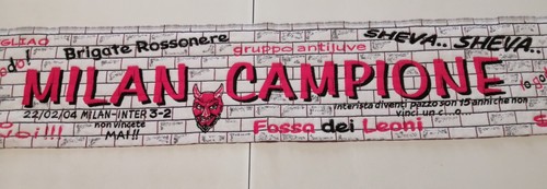 Sciarpa calcio milan campione - sciarpa,