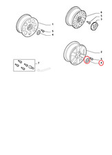 FRIEZE LOGO WHEEL 7Jx17 Fiat