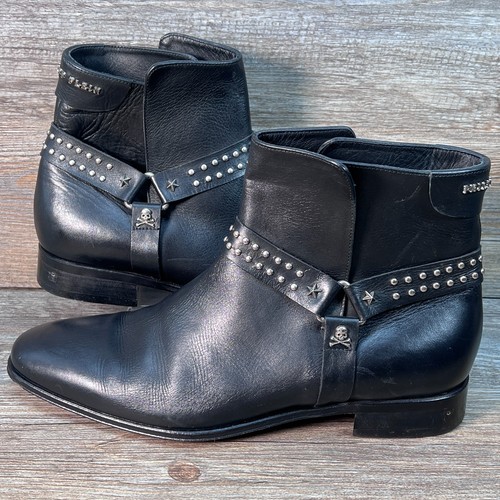 Stivali philipp plein neri con - philipp,