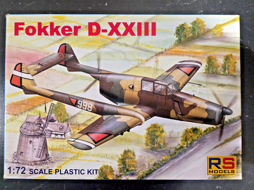 Fokker xxiii rs - 1/72,