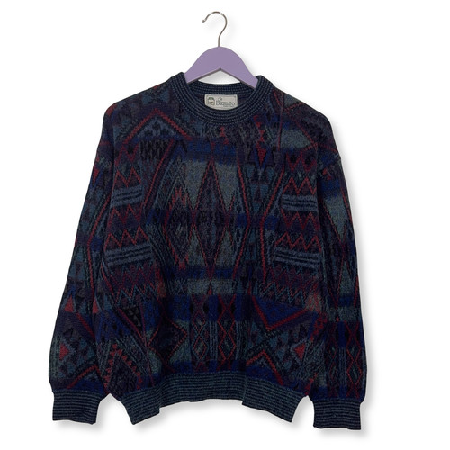Maglione vintage blu - vintage,