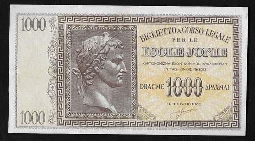 Italia ww2 biglietto 1000 - italia,