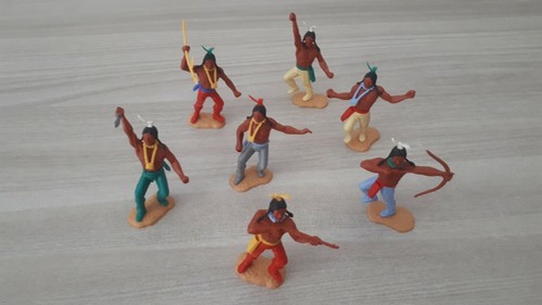 Lotto soldatini indiani timpo - indiani,