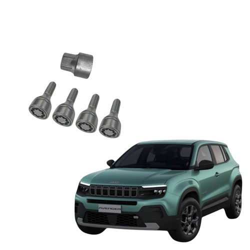 Kit bulloni antifurto per jeep - antifurto,