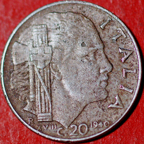 Italy centesimi 1940 75 - 1940,
