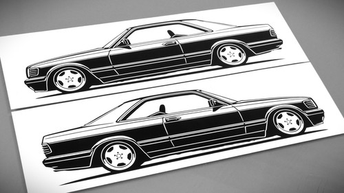 Set adesivi sticker sagoma
