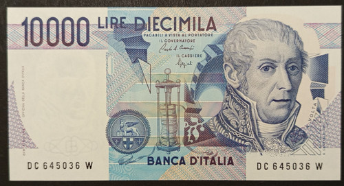 10000 lire 1988 fds - lire, 12/01/1988