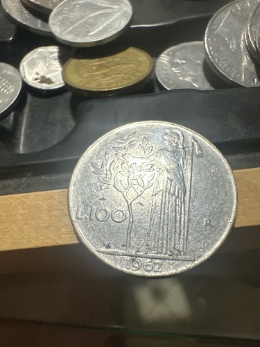 100 lire 1962 - 100,