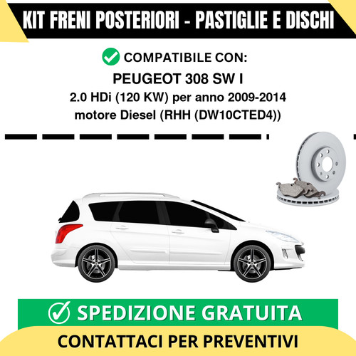 Kit freni posteriori per - freni,