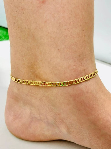 Bracciale cavigliera oro - , 14