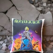 Beetlejuice cuscino 40x40 cm compreso di imbottitura Dvd Blu Ray Movie Films