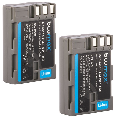 Blumax batteria per fuji - 2x,
