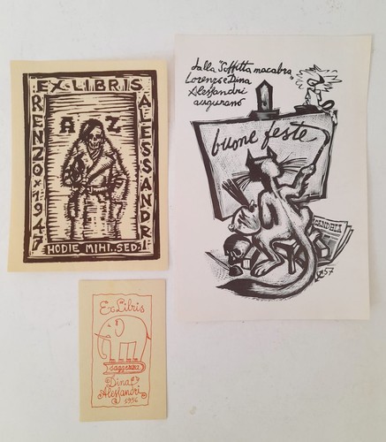 Lotto ex libris lorenzo - 3,