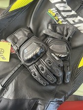 guanti moto pelle estivi Racing Corti Taglia XL