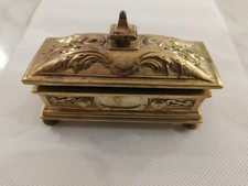 Antico Porta Francobolli da scrivania D'epoca 