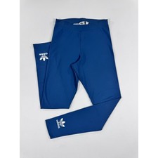 Adidas Leggings Blu Logo Donna
