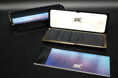 Mont blanc pen case set - pen,