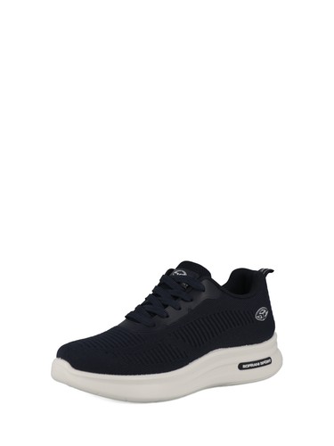 Sneakers stringate uomo blu