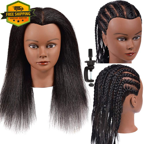 Manichino testa capelli umani - testa,