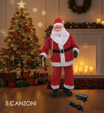 Babbo Natale Danzante H 130 cm