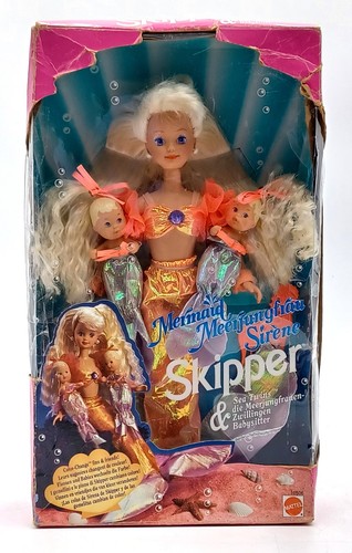 Bambola barbie sirena skipper - bambola,