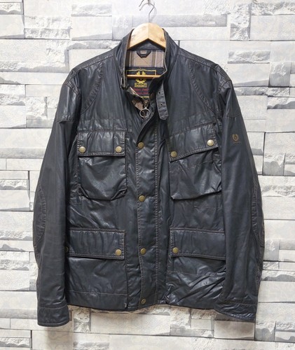 Giacca cerata belstaff nera - giacca,