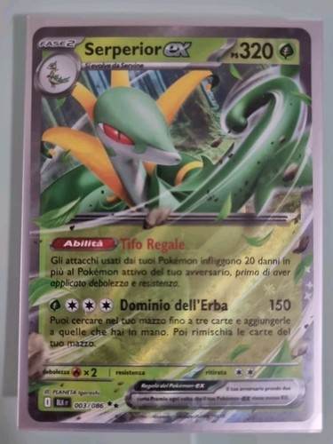 Carta pokemon serperior - serperior, ex