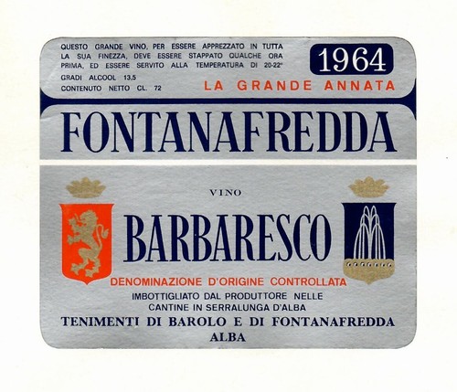 Etichetta vintage originale