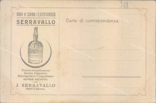 S68 cartolina vino china - s68,