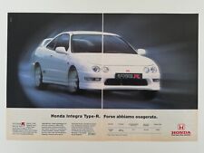 Clipping Pubblicità Advertising HONDA INTEGRA TYPE-R Forse Abbiamo Esagerato