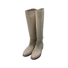 Stivali donna Sergio Rossi misura 34,5 pelle bianca