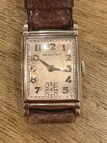 Custodia vintage hamilton 10k - hamilton,