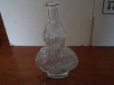 ANTICA BOTTIGLIA DI VETRO LIQUORE LIMONCELLO ROSOLIO COGNAC WHISKY - ANNI '40/50