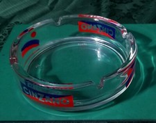 POSECENERE IN VETRO CINZANO ROTONDO A 4 ANSE PUBBLICITARIO VETRERIA AVIR ASTI