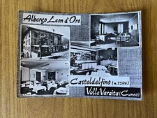 CARTOLINA ALBERGO LEON D’ORO CASTELDELFINO VALLE VARAITA CUNEO NON VIAGGIATA BC