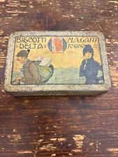 Biscotti Delta-M.A.Gatti-Torino-Scatola con Alpini e donna abiti da Montagna’20