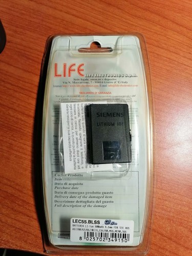 Batteria siemens lithium - siemens, 600