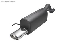 Ulter Scarico Sportivo Alfa Romeo MITO 2008- 120x80mm Ovale Arrotolato Smussato