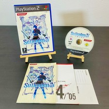 SUIKODEN IV 4 PS2 PLAYSTATION 2 PAL ITALIANO COMPLETO + manuale