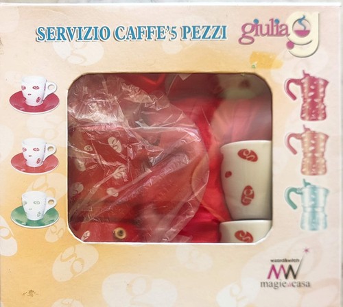 Set caffettiera giulia tazze - set,