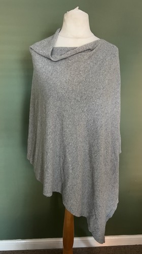 Poncho cadenza cashmere grigio - poncho,