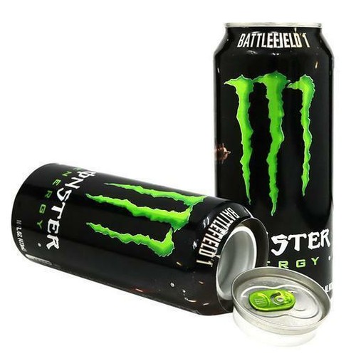 Monster drink stash - drink, can