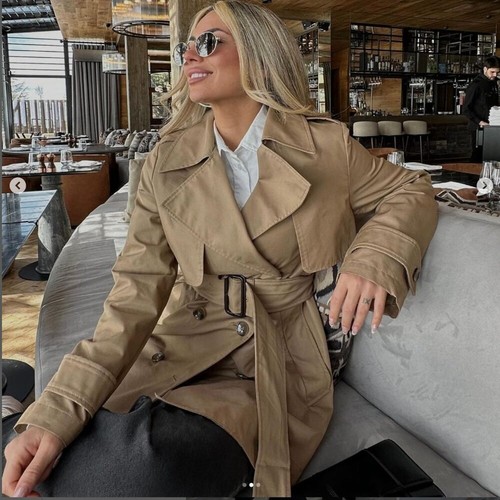 Zara trench corto donna con - trench,