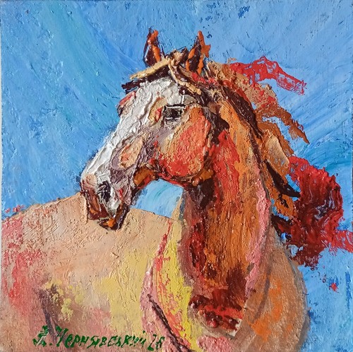 Testa cavallo impasto - testa,