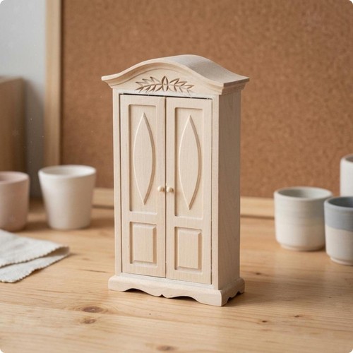 Armadio miniatura intagliato - miniatura,