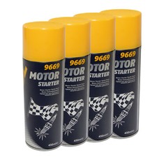 Motorino Avviamento Avviamento 4x 450 ml Spray MANNOL Avviamento a Freddo Startpilot Start Fix