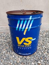 Latta olio Fiat VS 20 litri vintage da collezione