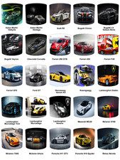 Sport Cars Supercars carta da parati paralumi supercar piumoni trapunte set biancheria da letto