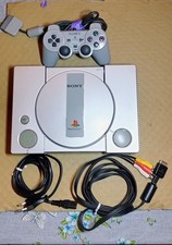Console Ps1 PlayStation 1 Silver  Scph 9002 PAL Con Controller E Cavi Leggi Bene